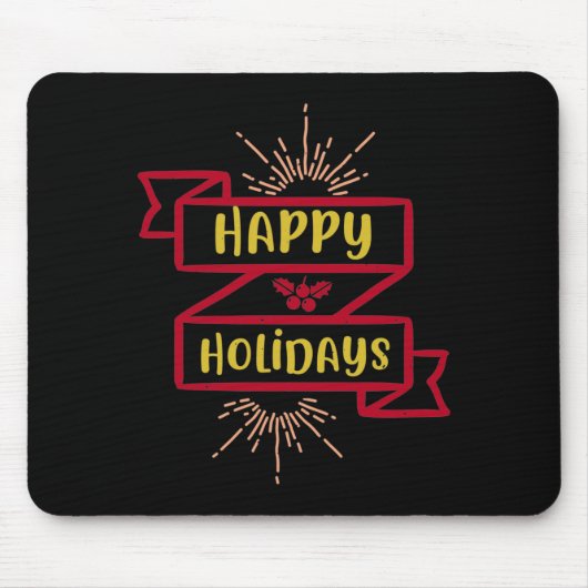 Tapis De Souris Joyeuses fêtes (Devant)