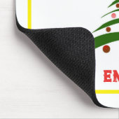 Tapis De Souris Joyeuses fêtes stylé sapin de Noël Pad (Coin)