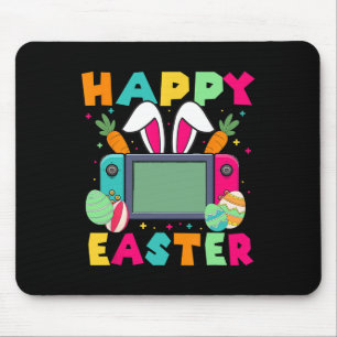Tapis De Souris Joyeuses Pâques Vidéo Game Lapin Manette de jeu Ga