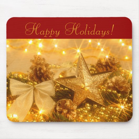 Tapis De Souris Joyeuses vacances Mousepad (Devant)