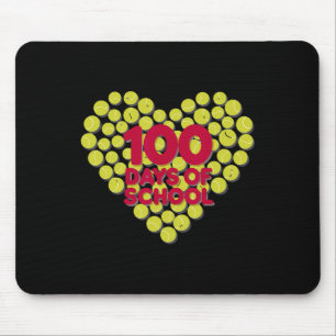 Tapis De Souris Joyeux 100 Jours De Tennis Scolaire 100E Jour De