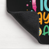 Tapis De Souris Joyeux 100 Jours D'École D'Art Enseignants Filles  (Coin)