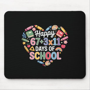 Tapis De Souris Joyeux 100 Jours D'école Équation Mathématique 100