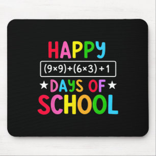 Tapis De Souris Joyeux 100 Jours D'École Équation Mathématique Drô