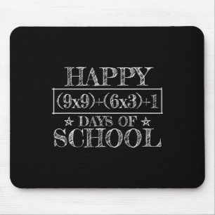 Tapis De Souris Joyeux 100 Jours D'école Équation Mathématique Drô
