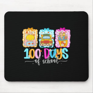 Tapis De Souris Joyeux 100 Jours D'école Prépa Rétro Enseignant Co