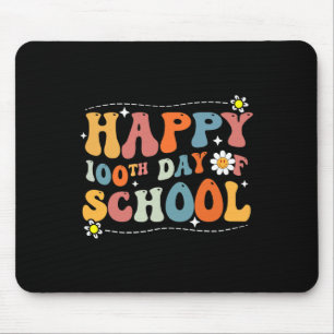 Tapis De Souris Joyeux 100e Jour D'École Mignonnes Étudiants Ensei