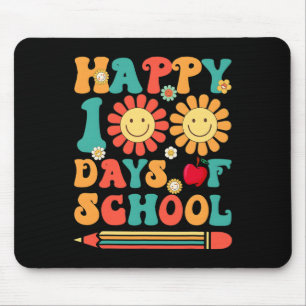 Tapis De Souris Joyeux 100e jour d'école Professeur Groovy - 100 j