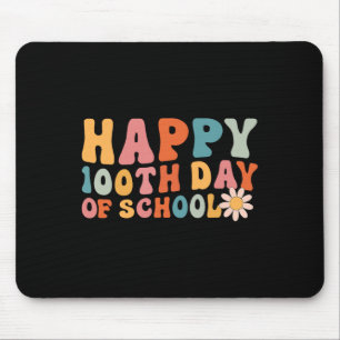 Tapis De Souris Joyeux 100ème Jour De L'École 100 Jours Filles Plu