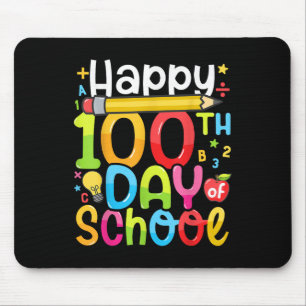 Tapis De Souris Joyeux 100ème Jour De L'École Enseignant Enfants 1