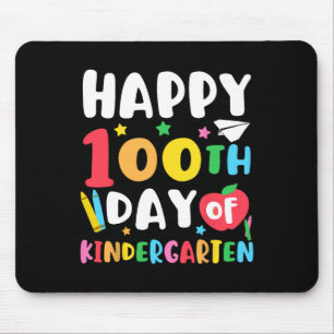 Tapis De Souris Joyeux 100ème Jour De Maternelle Enseignant Enfant