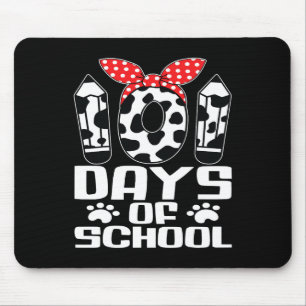Tapis De Souris Joyeux 101 Jours d'école Chien Mignon 100 Jours Pl