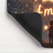 Tapis De Souris Joyeux 250ème anniversaire Amérique dans les feux  (Coin)