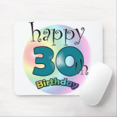 Tapis De Souris Joyeux 30e anniversaire (Avec souris)