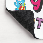Tapis De Souris Joyeux 9e anniversaire pour les enfants de 9 ans (Coin)