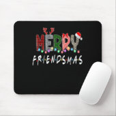 Tapis De Souris Joyeux amis Noël Amis de Noël Correspondance Sweat (Avec souris)
