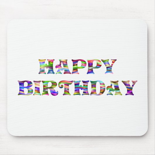 Tapis De Souris Joyeux anniversaire (Devant)