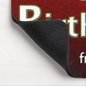 Tapis De Souris Joyeux Anniversaire De Nous Tous Big Red (Coin)