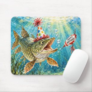 Tapis De Souris Joyeux Anniversaire Grand Brochet