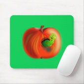 Tapis De Souris Joyeux Apple (Avec souris)