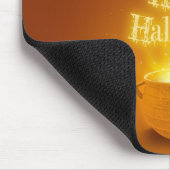 Tapis De Souris Joyeux Caldron de la sorcière d'Halloween (Coin)