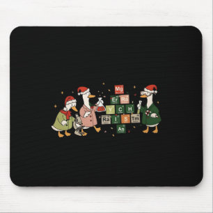 Tapis De Souris Joyeux Chemistmas Oie Chimie Noël Science