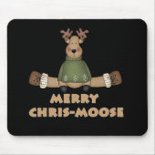 Tapis De Souris Joyeux Chris-Moose (Devant)
