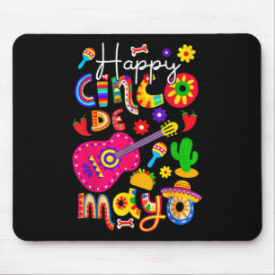 Tapis De Souris Joyeux Cinco De Mayo Fiesta Parti Mexicain 5 De Ma