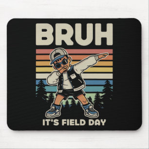Tapis De Souris Joyeux Dabbing Garçon de la Fête de Terrain Frère