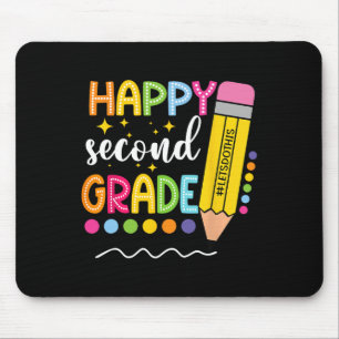 Tapis De Souris Joyeux deuxième année premier jour d'école retour