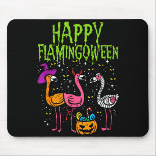 Tapis De Souris Joyeux Flamingoween Y Flamants Drôle de Cos d'Hall