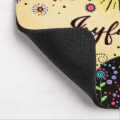 Tapis De Souris Joyeux Fun Whimsical Colorful Tree (Coin)