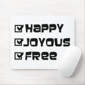 Tapis De Souris Joyeux gratuit (Avec souris)