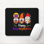 Tapis De Souris Joyeux Hallothanksmas Gnomes Lover Halloween Joyeu (Avec souris)