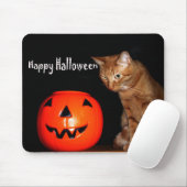 Tapis De Souris Joyeux Halloween (Avec souris)