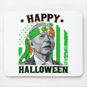 Tapis De Souris Joyeux Halloween Drôle Joe Biden Jour de la Saint-