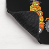 Tapis De Souris Joyeux Halloween Skeleton équitation Tracteur Garç (Coin)