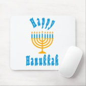 Tapis De Souris Joyeux Hanukkah (Avec souris)