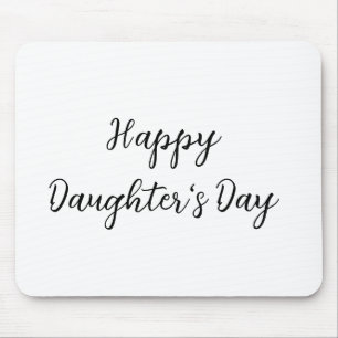 Tapis De Souris Joyeux jour de filles si.ple minimum ajouter le no
