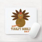 Tapis De Souris Joyeux Jour de la grogne turque Thanksgiving (Avec souris)
