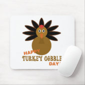 Tapis De Souris Joyeux Jour de la grogne turque Thanksgiving (Avec souris)