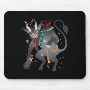 Tapis De Souris Joyeux Krampus Horreur Noël Malheur Pajama Evil Pa