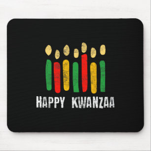 Tapis De Souris Joyeux Kwanzaa Kinara Sept Bougies Principes De K