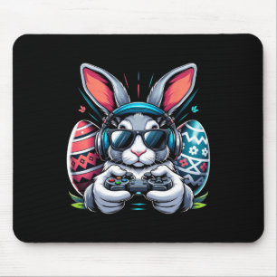 Tapis De Souris Joyeux Lapin de Pâques Œuf Jeu Vidéo Enfants Homme