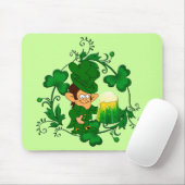 Tapis De Souris Joyeux Leprechaun Pad de souris (Avec souris)