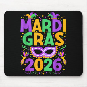 Tapis De Souris Joyeux Mardi Gras 2026 Costume Nouvelle-Orléans As