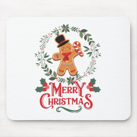 Tapis De Souris Joyeux Noël (Devant)