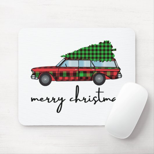 Tapis De Souris Joyeux Noël (Avec souris)