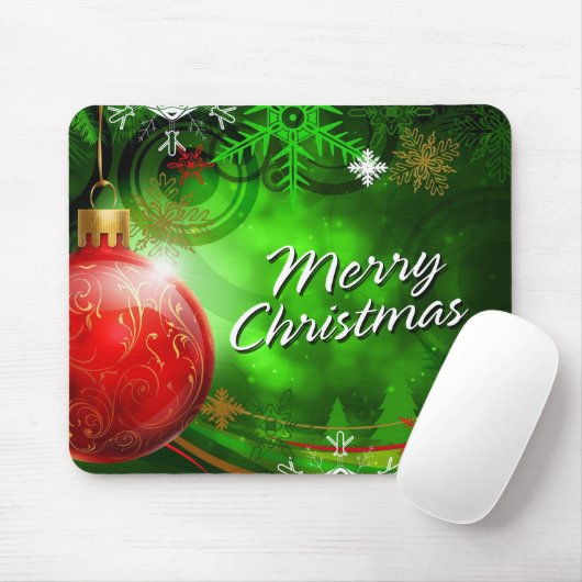 Tapis De Souris Joyeux Noël 13 Mousepad (Avec souris)