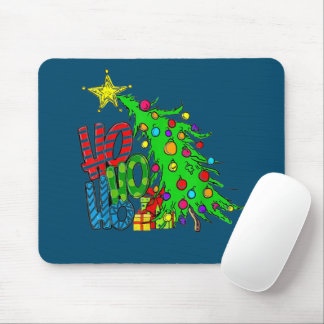 Tapis De Souris Joyeux Noël 2022 T-shirt, HoHoHo Noël